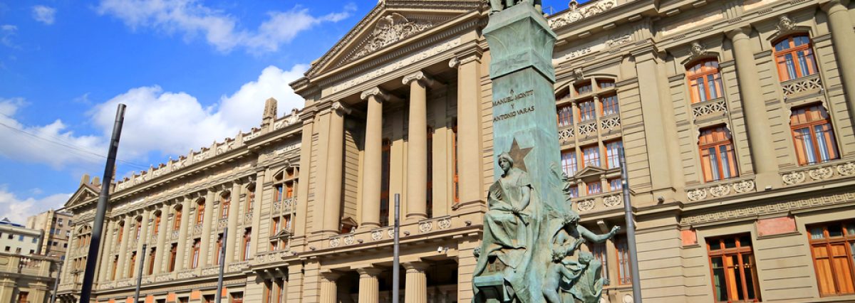 Stunning,Building,Of,The,Supreme,Court,Of,Chile,Or,Palacio